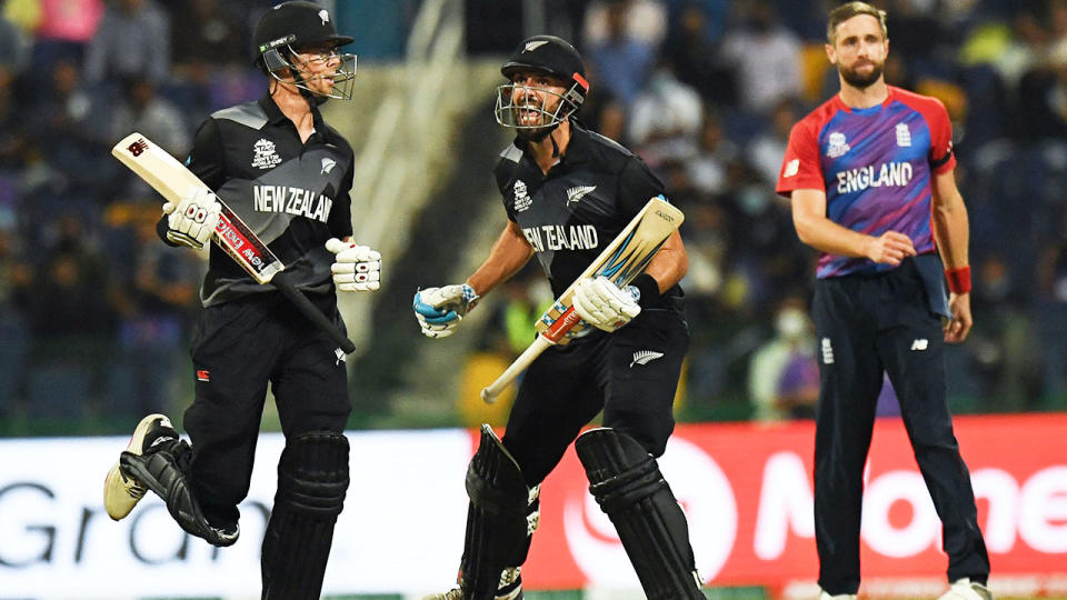 Daryl Mitchell, pictured here after New Zealand's victory over England.