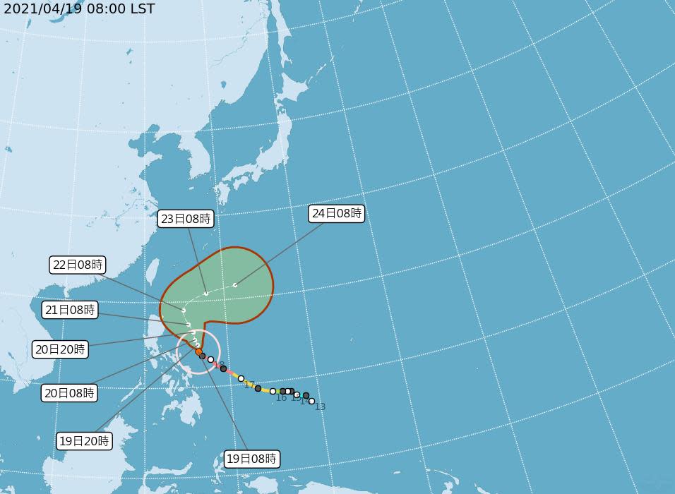 快新聞／強颱舒力基最新路徑出爐！ 22日最接近台灣　氣象局曝降雨熱區