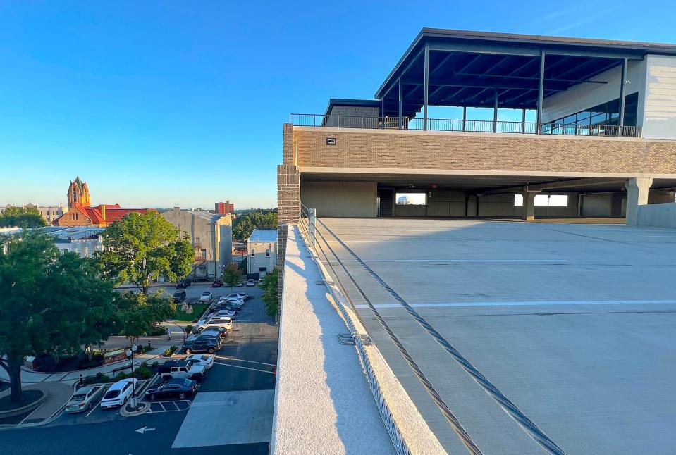 UP on the Roof restaurant on Parking Garage downtown Anderson Tuesday, September 13, 2022. 