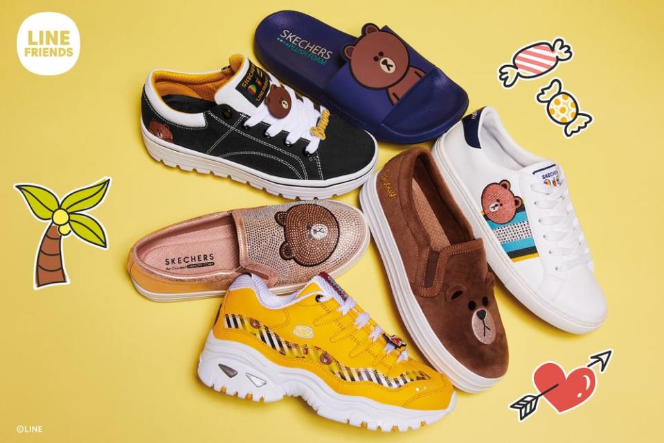 Skechers, Skechers collab, Skechers x Line Friends