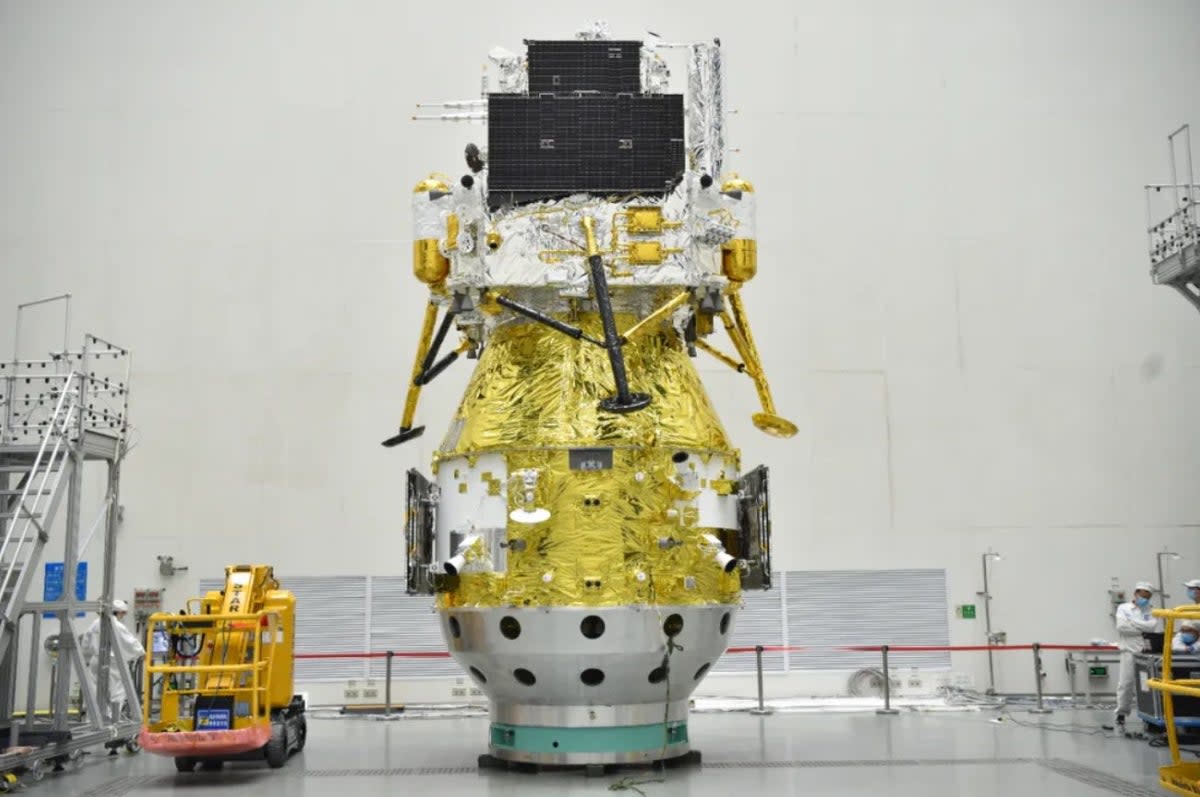Chang’e-6 spacecraft appears to have an undisclosed rover attached to the mission lander (CAST)