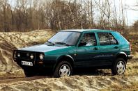 <p>The Volkswagen Golf Country was a more grown-up take on the Fiat Panda 4x4. Steyr-Puch supplied the four-wheel drive system for the Panda, and it was this same company that VW turned to for the Golf Country. Where the Panda 4x4 was built by Fiat, Steyr-Puch put the Golf Country together at its factory in Graz, Austria.</p><p>A basic Golf CL Syncro provided the base and Steyr-Puch then fitted uprated and raised suspension, underbody protection, bull bars, and a spare wheel mounted on a carrier outside the rear tailgate. With its increased ground clearance, the Golf Country was surprisingly able in off-road conditions. A total of 7735 were made between 1990 and 1991.</p>