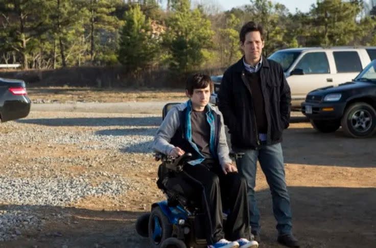 craig roberts and paul rudd star in the fundamentals of caring, a good housekeeping pick for best sad movies on netflix