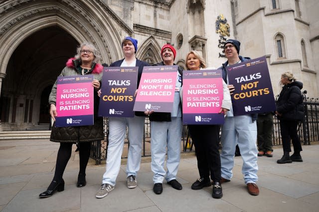 Nurses strike legal challenge