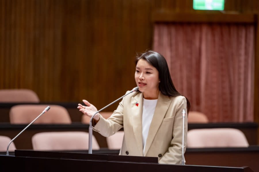 國民黨立委張嘉郡12日總質詢陳揆。