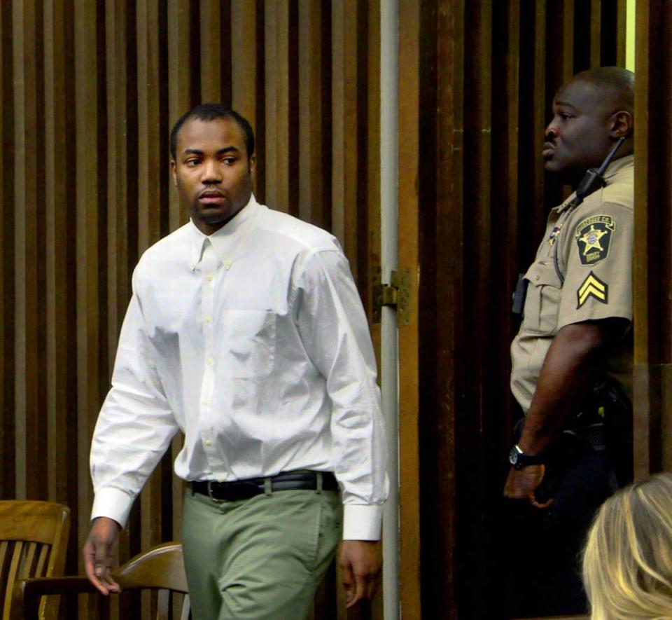 Jayvon Rayshawn Hatchett enters the courtroom Thursday morning. 03/23/2023