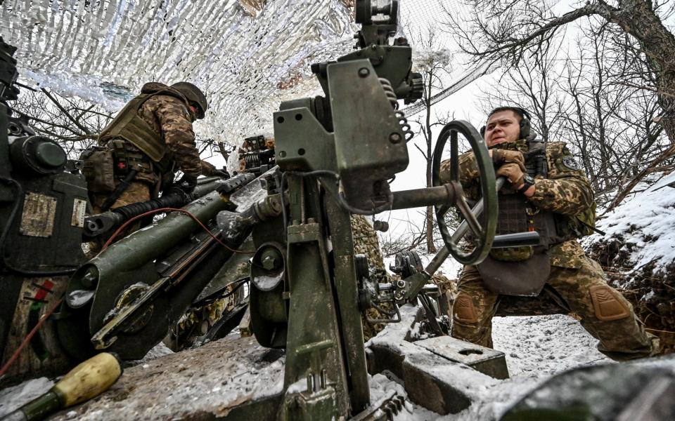 Artillery exchanges remain widespread despite the colder temperatures