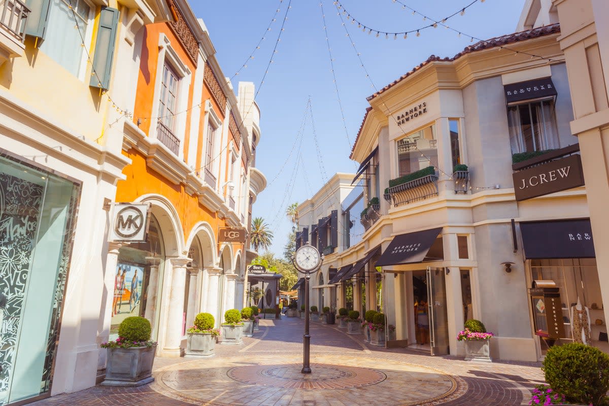 LA has several shopping areas, ranging from the ultra high-end to high-street brands (Getty Images)