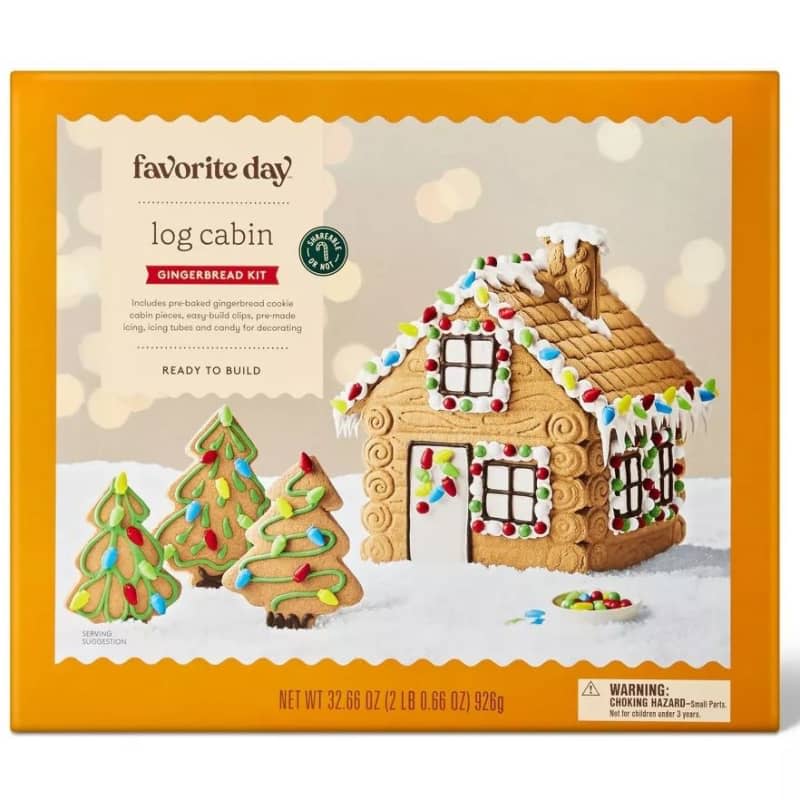 Favorite Day Holiday Log Cabin Gingerbread Kit
