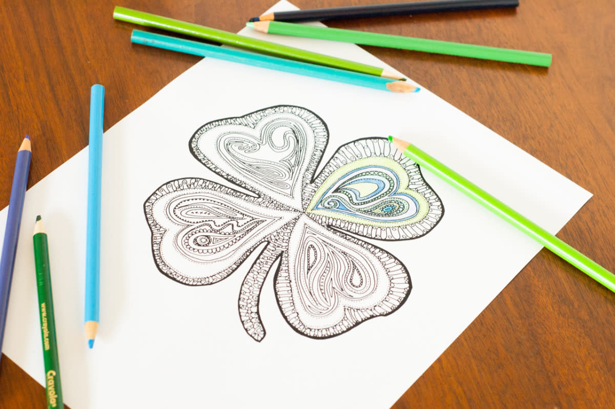 <p>You Should Craft</p><p>Who says that coloring is for little kids? Relax your mind and de-stress with these therapeutic coloring pages designed for adults (or even older kids). <a href="https://www.youshouldcraft.com/adult-coloring-pages-st-patricks-day/" rel="nofollow noopener" target="_blank" data-ylk="slk:You Should Craft;elm:context_link;itc:0;sec:content-canvas" class="link rapid-noclick-resp">You Should Craft</a> has free, printable adult coloring pages!</p>