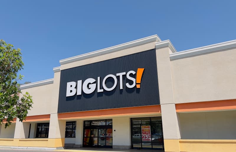 San Diego, CA - July 2, 2022: Big Lots store front on a warm morning.