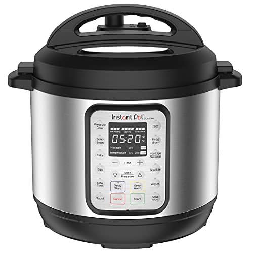 <p><strong>Instant Pot</strong></p><p>amazon.com</p><p><strong>$139.95</strong></p><p><a href="https://www.amazon.com/dp/B075CWJ3T8?tag=syn-yahoo-20&ascsubtag=%5Bartid%7C10055.g.37664083%5Bsrc%7Cyahoo-us" rel="nofollow noopener" target="_blank" data-ylk="slk:Shop Now;elm:context_link;itc:0;sec:content-canvas" class="link ">Shop Now</a></p><p>If you want to get some great bang for your buck, <a href="https://www.goodhousekeeping.com/appliances/multi-cooker-reviews/a25653352/best-instant-pot/" rel="nofollow noopener" target="_blank" data-ylk="slk:Instant Pot's Duo Plus model;elm:context_link;itc:0;sec:content-canvas" class="link ">Instant Pot's Duo Plus model</a> does the job of up to — wait for it — <em>nine </em>appliances. Even better? This option doubles as a sterilizer, which will come in handy for new parents. Bottle duty just got a lot easier. </p>