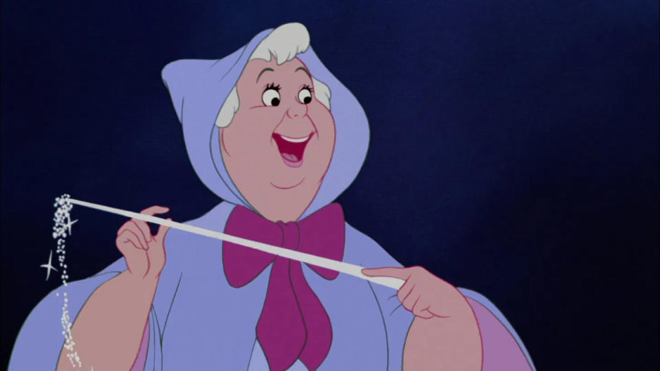 Verna Felton provided the voice of the Fairy Godmother in the 1950 version of 'Cinderella'. (Credit: Disney)