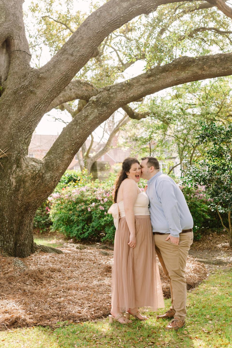 Cydney Appolito of Roseland, New Jersey, and her fiancé, Matthew Kmetz.