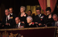 <p>According to palace officials, the Queen decided to watch the ceremony from the Foreign Office as she preferred to join her husband Philip (who had retired from official duties in the summer). It was a historic shift in the Queen’s 65-year-old reign and more than a few took notice: “She is getting a bit older now so it’s probably fitting that he does start taking this on,” said Regimental Sergeant Major Kevin Stacey. <em>(Photo: Getty)</em> </p>