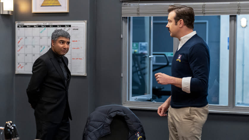 Nick Mohammed and Jason Sudeikis in the divisive Season 2 of Ted Lasso (Photo: Apple TV+)