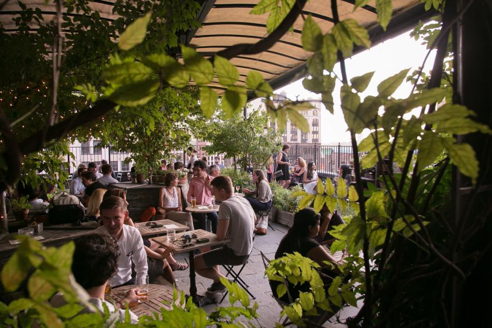 Eat and drink at one of the city's best rooftop destinations.