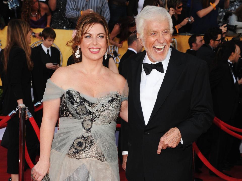 arlene silver and dick van dyke on the red carpet at the 18th annual SAG Awards in 2012