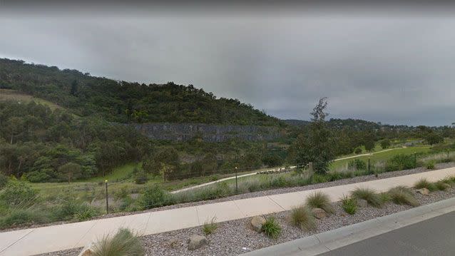 The man is known to walk around Ferntree Gully Quarry (pictured). Source: Google Maps