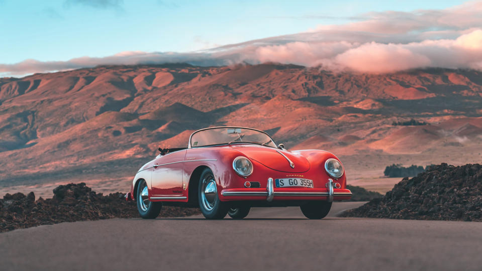 The 1955 Porsche 356 A 1600 Speedster on loan from the Porsche Museum in Stuttgart, Germany. - Credit: Photo: Courtesy of Porsche AG.