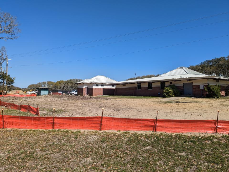 Work is already underway to replace the old visitors center at Fort Fisher with a much bigger facility. The historic site will remain open during the renovations.