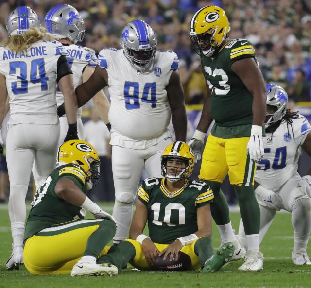 Detroit Lions 34-20 Green Bay Packers - NFL LIVE: Jared Goff and team lead  in the final quarter with a dominant Lambeau Field display