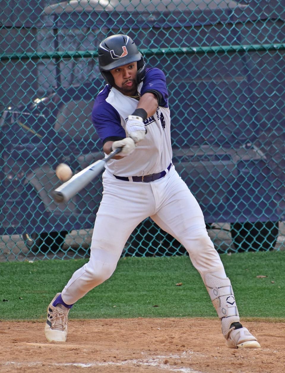 Wallenpaupack Area senior catcher Jordan Santiago is providing excellent defense and serious pop at the plate this spring.