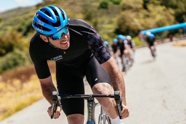 Ty Magner, 33, is a professional cyclist from Athens, Georgia. He, along with hundreds of other cyclists, is competing in this year's Spartanburg Criterium Bike Race to kick off Spring Fling. He has participated since 2010.