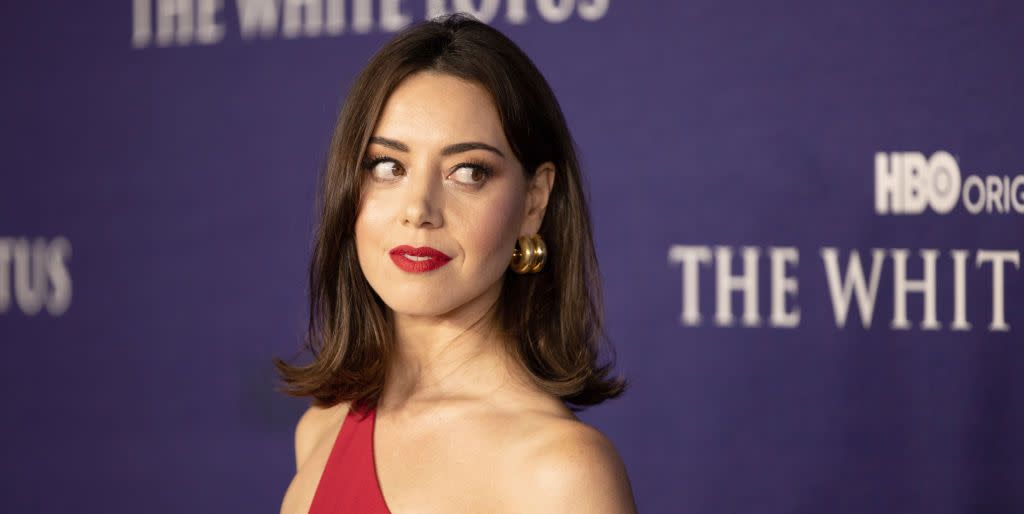 Aubrey Plaza, as she was. (Getty Images)