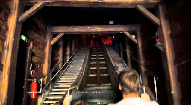 The popular Wild West Falls Adventure Ride. Source: YouTube