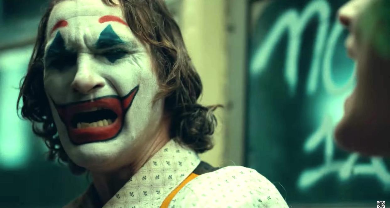 joaquin phoenix as joker, joker movie trailer