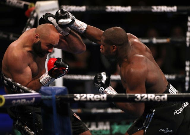 Daniel Dubois bounced back from defeat to Joe Joyce in November to see off Bogdan Dinu on Saturday night