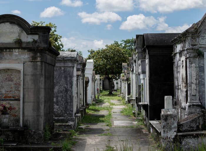 Tombs in Lafayette Cemetery No. 1 in New Orleans, Louisana