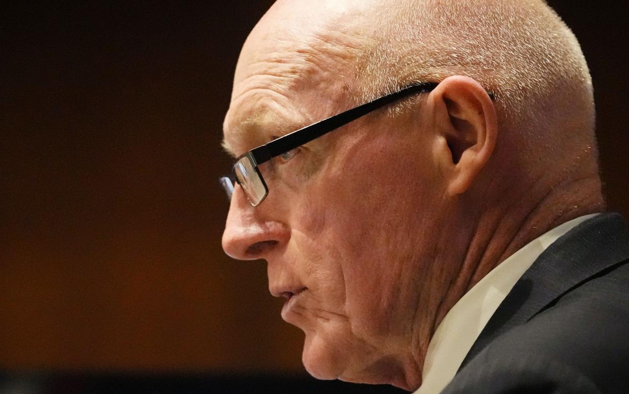 Speaker Russell "Rusty" Bowers during the opening day of the 2022 Arizona legislative session at the State House of Representatives in Phoenix on Jan. 10, 2022.