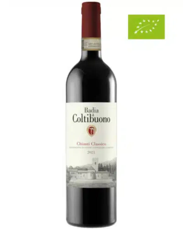 <p>Courtesy of Badia a Coltibuono</p><p>For six generations <a href="https://www.coltibuono.com/en/products/badia-a-coltibuono-chianti-classico-2021/" rel="nofollow noopener" target="_blank" data-ylk="slk:Badia a Coltibuono;elm:context_link;itc:0;sec:content-canvas" class="link ">Badia a Coltibuono</a> has belonged to the Stucchi Prinetti family, caring custodians for the special property since 1846 when it was purchased by their ancestor, a Florentine banker named Michele Giuntini. In the 1950s the heir Piero Stucchi Prinetti started bottling the best vintages of the estate’s Chianti Classico Riserva and found commercial success both on the domestic and international markets. At this time he also realized their olive groves produced tremendously valued extra virgin olive oil, opening the floodgates for a new export that Tuscany had been known so well for locally. </p><p>In the heart of the Sienese part of Chianti Classico, from vineyards in Monti (Gaiole) and Vitignano (Castelnuovo Berardenga), this wine is comprised of the Sangiovese from the estate's massale-selection with small quantities of complementary grapes. The vinification takes place with spontaneous yeasts in the modern cellar of Monti, using delicate techniques to maximize the expression of the complexity and balance of these grapes. </p><p><strong>Suggested Retail Price: $19.99</strong></p><p><strong>Zone of production</strong>: Gaiole in Chianti – Castelnuovo Berardenga</p><p><strong>Location</strong>: Chianti Classico</p><p><strong>Altitude and orientation</strong>: 260-370m. s.l.m. Sud, SE, SW</p><p><strong>Soil</strong>: Clay, and limestone rock</p><p><strong>Training system</strong>: Guyot</p><p><strong>Plant density per hectare</strong>: 5500-6600</p><p><strong>Grape varieties</strong>: Sangiovese and traditional grapes</p><p><strong>Vinification</strong>: Fermentation with indigenous yeasts. Cap managed with punchdown. Maceration on the skins for 3 weeks</p><p><strong>Ageing</strong>: 12 months in french and Austrian oak casks of varying sizes</p><p><strong>No. of bottles produced</strong>: 147,000</p><p><strong>Alcoholic By Volume</strong>: 13.5%</p><p><strong>Recommended serving temperature</strong>: 16–18°C | 60–65°F</p><p><strong>Pairings</strong>: First courses such as pasta. Meat dishes and moderately aged cheeses.</p>