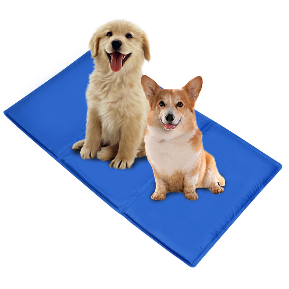 Ownpets Pet Self Cooling Gel Pad Cooling Mat. (Photo: Walmart)