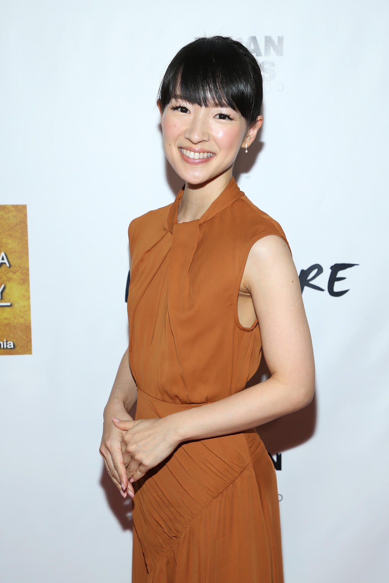 Marie Kondo at the Japan America Society of Southern California's 110th Anniversary Dinner and Gala at Angel Stadium on July 11, 2019.