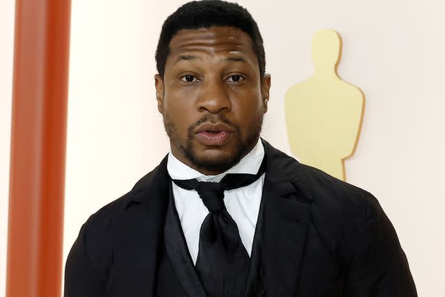 Mike Coppola/Getty Jonathan Majors at the Oscars on March 12, 2023