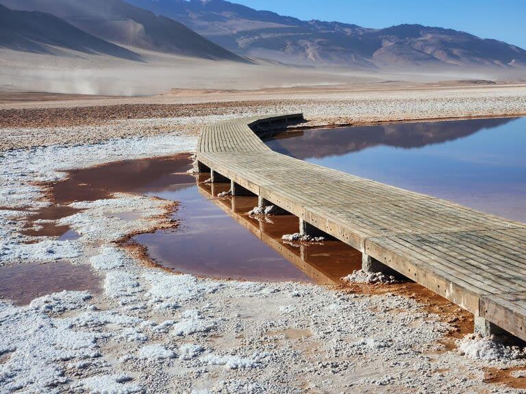 Las pasarelas del Circuito Científico y Turístico Ojos de mar