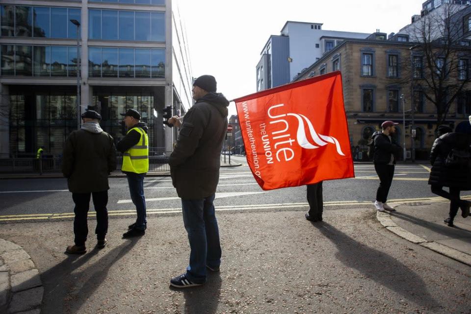 Strike action by Unite trade union has disrupted council services across Northern Ireland (Liam McBurney/PA) (PA Wire)