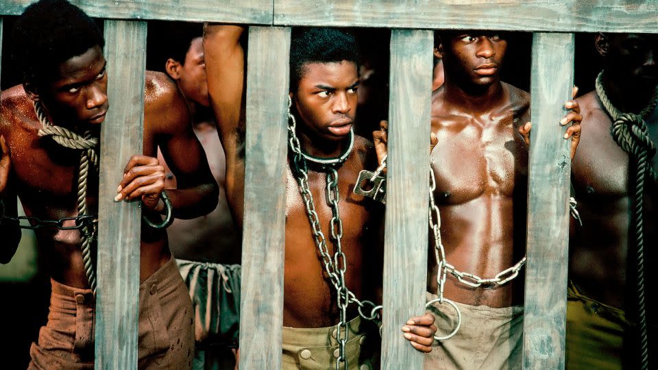 "Roots," a miniseries about slavery, aired for eight consecutive nights, challenging viewers with its unflinching depiction of the cruelty faced by Kunta Kinte (LeVar Burton). - ABC/Getty Images