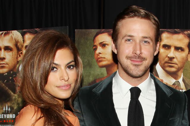 <p>Dave Allocca/Starpix/Shutterstock</p> Eva Mendes and Ryan Gosling