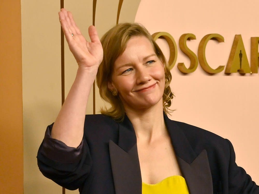 Sandra Hüller beim diesjährigen Oscar-Lunch. (Bild: imago images/UPI Photo)