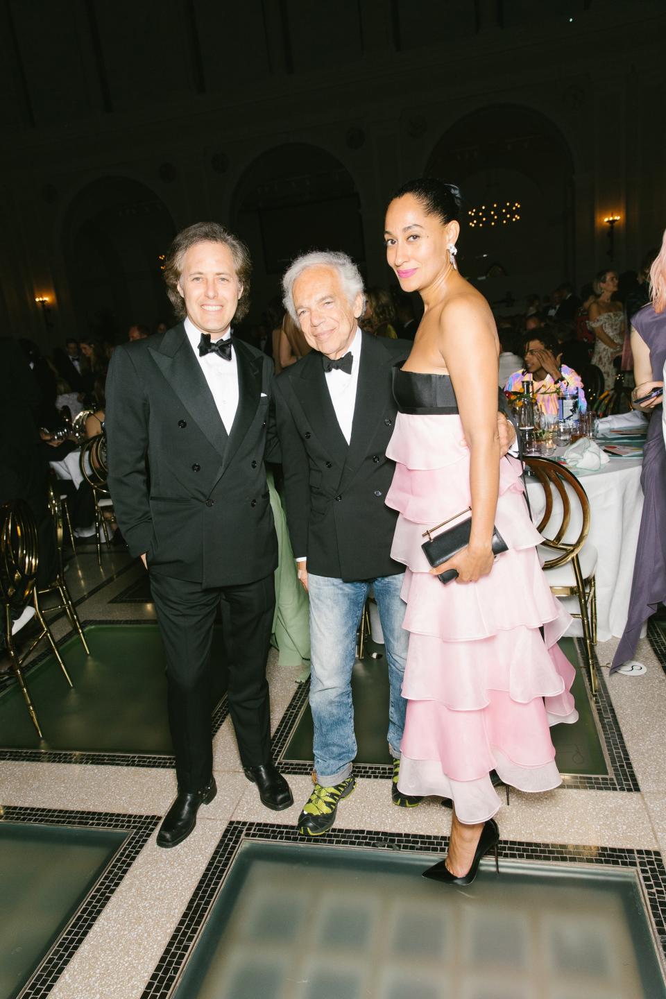 David Lauren, Ralph Lauren, and Tracee Ellis Ross