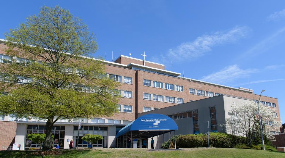 An undated file photo of the main entrance to Good Samaritan Medical Center in Brockton.