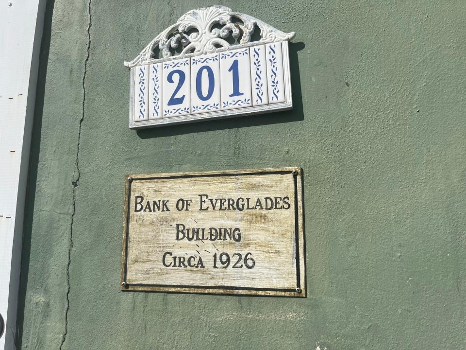 Everglades Bank Building, which is on the National Register of Historic Places, is entering the next phase of its reconstruction expected to begin in May.