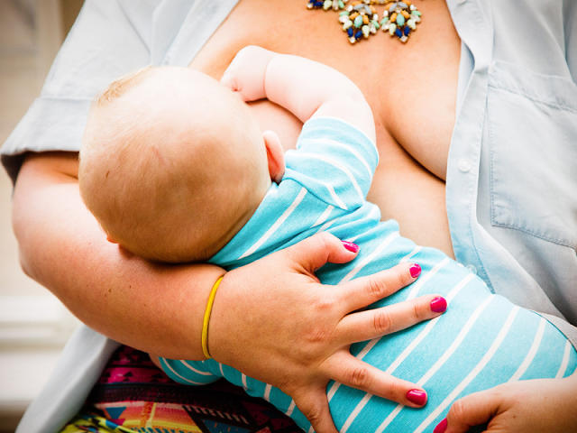 Mom Breastfeeds Her Newborn Son After Cancer and a Mastectomy