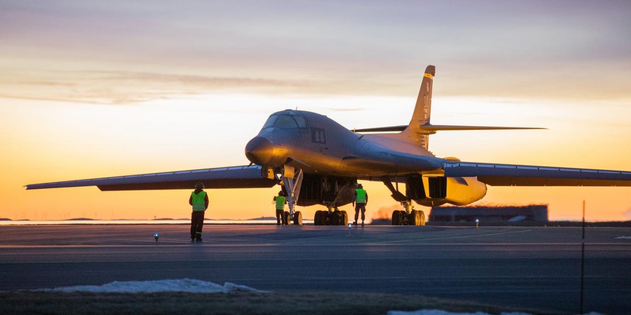 Air Force B-1B bomber Norway
