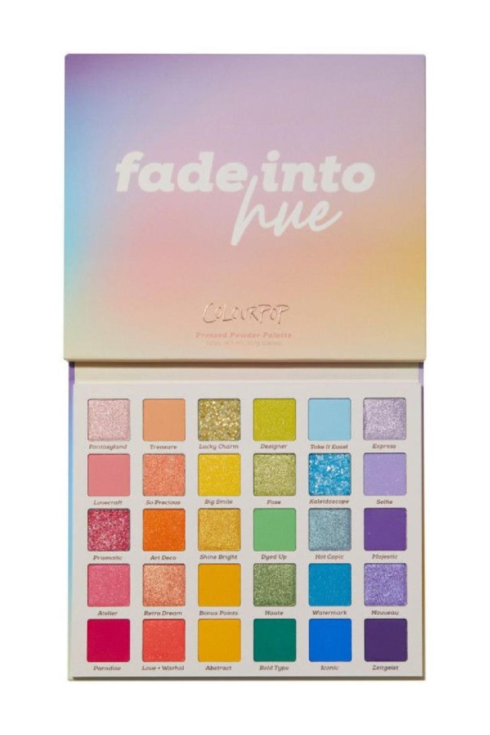 7) ColourPop Fade Into Hue Eyeshadow Palette