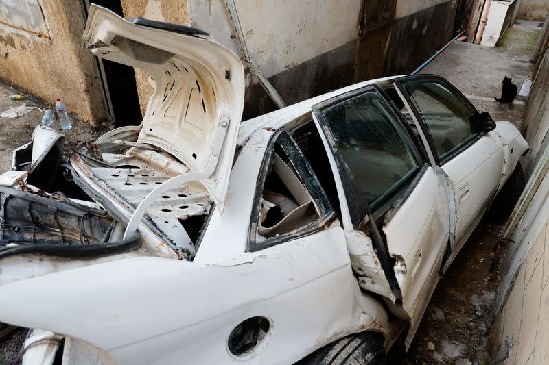 Aftermath of an Israeli raid in Jenin camp